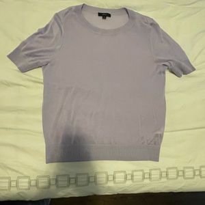 J-Crew Short Sleeved Sweater (lilac)